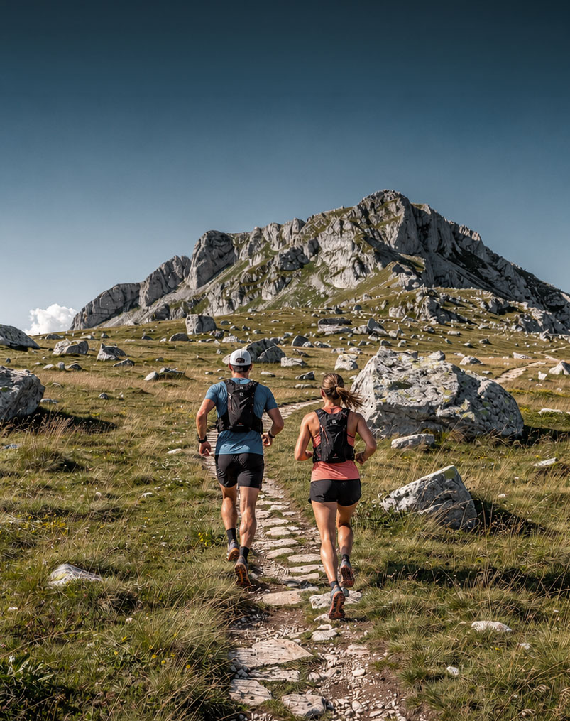 Mountain trail running in Bosnia and Herzegovina